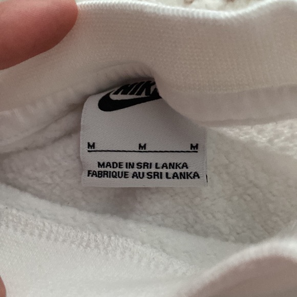 nike white mens crewneck medium - Picture 3 of 4